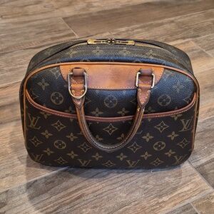 Louis Vuitton Trouville Monogram Canvas Double Top Handle Handbag